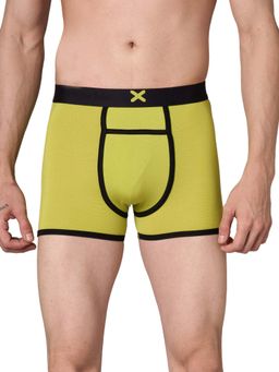 Frenchie - Hype Modal Elastane Ultra Soft Waistband Trunks (Lime Yellow) (Pack of 2)