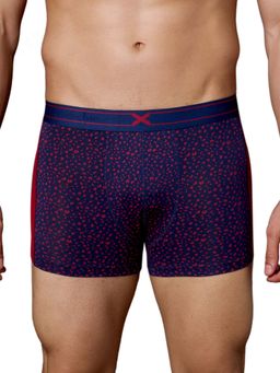 Frenchie - LIT Leopard Print Elastane Ultra Soft Waistband Trunks (Biking Red) (Pack of 2)
