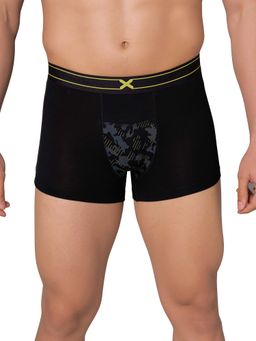 Frenchie - SIN Modal Elastane Solid Ultra Soft Waistband Trunks (Black) (Pack of 2)