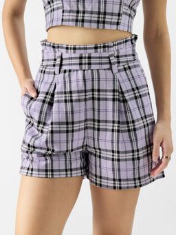 The Souled Store - Originals : Lavender Dreams Women Shorts