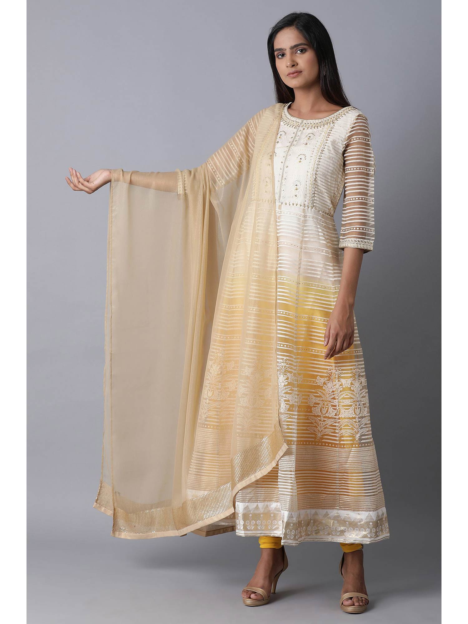 Gold Solid Dupatta-image-38