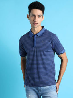 Campus Sutra - Men Striped Stylish Casual Summer Polo T-shirts
