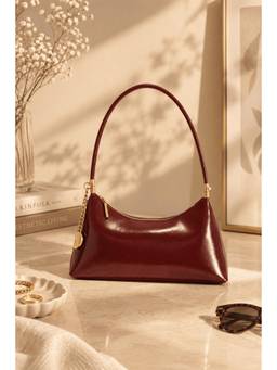 FAVORI - Clara Womens Burgundy Shoulder Bag