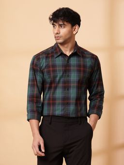 RIGO - Men Multi-Color Classic Check Full Sleeve Cotton Shirt