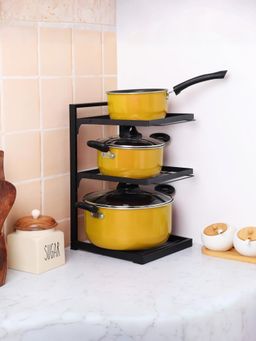 UMAI - Carbon Steel Dish Organiser Kitchen Side Rack (3 Layer)