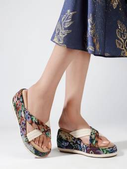 DENILL - Women's Multi-Color Wedges Heels