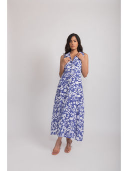 AROOP SHOP INDIA - Blue & White Pixie Shirt Dress
