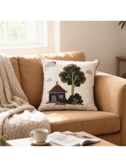 Life n Colors - Celestial Village Cushion Cover- Pagoda Style