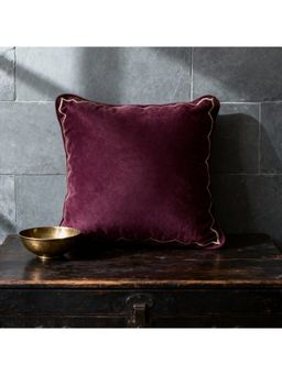 Life n Colors - Golden Scallop Velvet Cushion