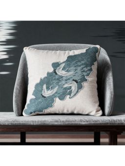 Life n Colors - Graceful Cranes Cushion Cover