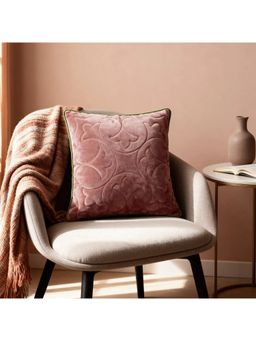 Life n Colors - Gulabi bagh Cushion Cover