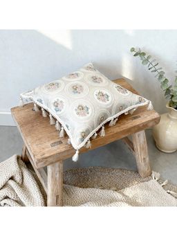 Life n Colors - Vintage Medallion Floral Cushion Cover