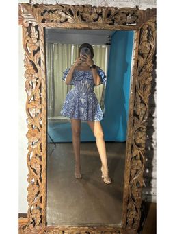 Loveable Creations By Muskan - Amelia Luxe Blue Mini Dress