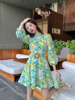 Loveable Creations By Muskan - Becca Limited Edition Multi Colored Mini Dress