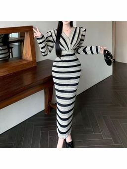 Loveable Creations By Muskan - Lille Elegant Black Midi Dress