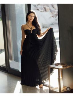 Loveable Creations By Muskan - Shae Luxe Black Maxi Dress