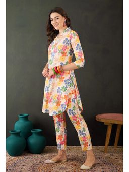 KVS FAB - Multi-Color Muslin Printed Kurta with Pant (Set of 2)