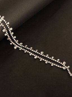 Kazo - Silver Glamour Gilded Extended Necklace