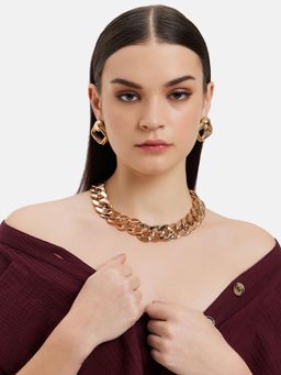 Kazo - Chunky Gold Necklace