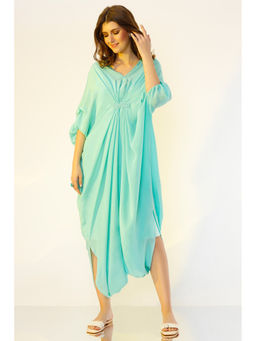 Wendell Rodricks - Blue Pleated Dress