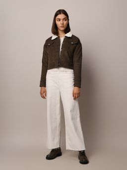 ONLY - Women's Regular Fit Green Jacket