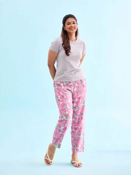 Go Colors - Womens Printed Lounge Viscose Pyjama