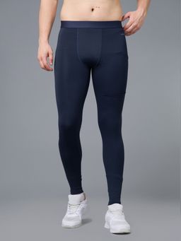 Technosport - Navy Blue Men's Gym Cycling 4-Way Stretch Tights