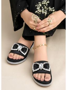 Alberto Torresi - Elegant Black Embellished Sandals