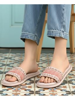 Alberto Torresi - Women Pink Synthetic Upper Sandals