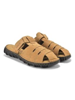 WOODLAND - Men Lounging Camel Beige Nubuck Sandals