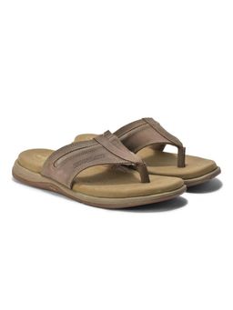 WOODLAND - Men Khaki Nubuck Sandals