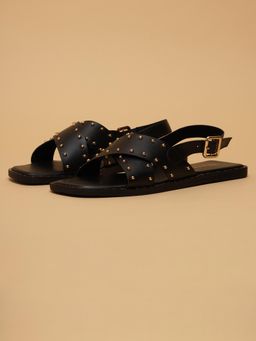 ERIDANI - Lowa Black Backstrap Sandals