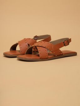 ERIDANI - Lowa Tan Backstrap Sandals
