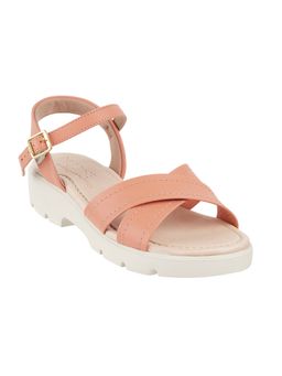 MODARE - Peach Solid-plain Round Toe