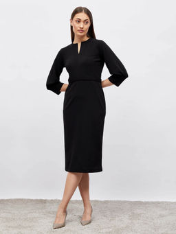 SALT Attire - Cardamom Black Shift Dress