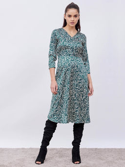 SALT Attire - Mystique Wide Belt Panelled Dress