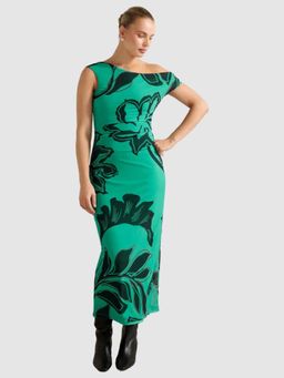 Forever New - Gisella Tipped Mesh Midi Dress