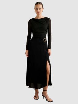 Forever New - Arabella Solid Midi Dress