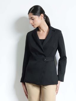 FableStreet - Single Breasted Blazer - Black