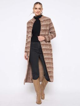 Madame - Open Front Striped Multicolor Long Shrug For Women