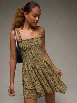 American Eagle - Women Olive Mini Dresses