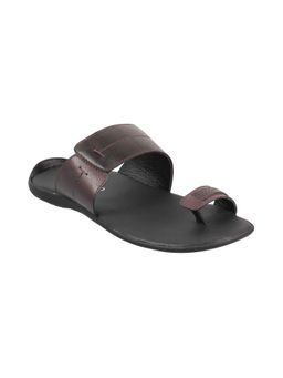 Metro - Mens Brown Casual Chappals Metro Brown Solid Slip-On