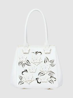 Forever New - Clementine Cutout Floral Tote Bag With Detachable Strap