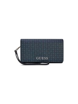 Guess - Women Abbas Navy Blue Printed Wallet