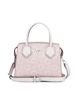 Guess - Women Dorval Powder Printed Satchel Bag