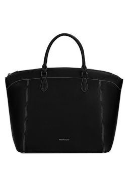 MIRAGGIO - Josette Top Handle Satchel Bag With Detachable Strap - Black