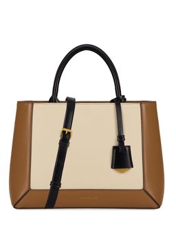 MIRAGGIO - Joanie Satchel Bag With Detachable Strap - Ivory