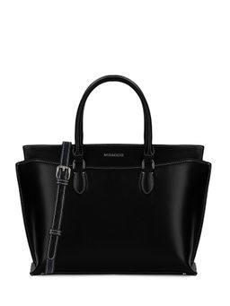 MIRAGGIO - Ellon Top Handle Satchel Bag With Detachable Strap - Black
