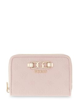 Guess - Women Anise Light Rose Logo Textured Wallet