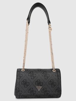 Guess - Women Noelle Ii Coal Logo Printed Sling Bag